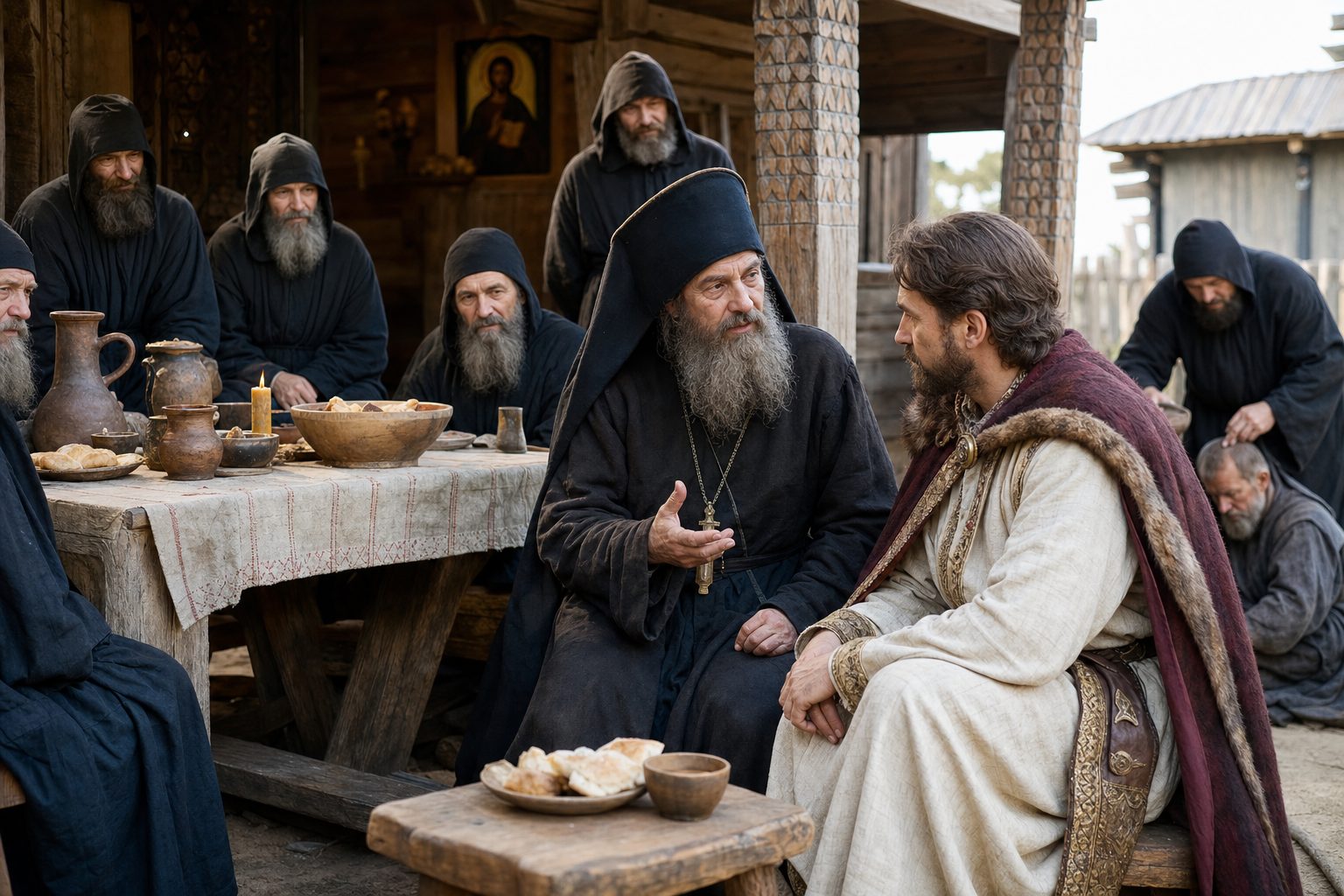 Photorealistic image, Life of the revered father of our Polycarp, archimandrite of the Caves, Orthodox calendar, 2026-08-06, saint_life Photorealistic image, Life of the revered father of our Polycarp, archimandrite of the Caves, Orthodox calendar, 2026-08-06, saint_life